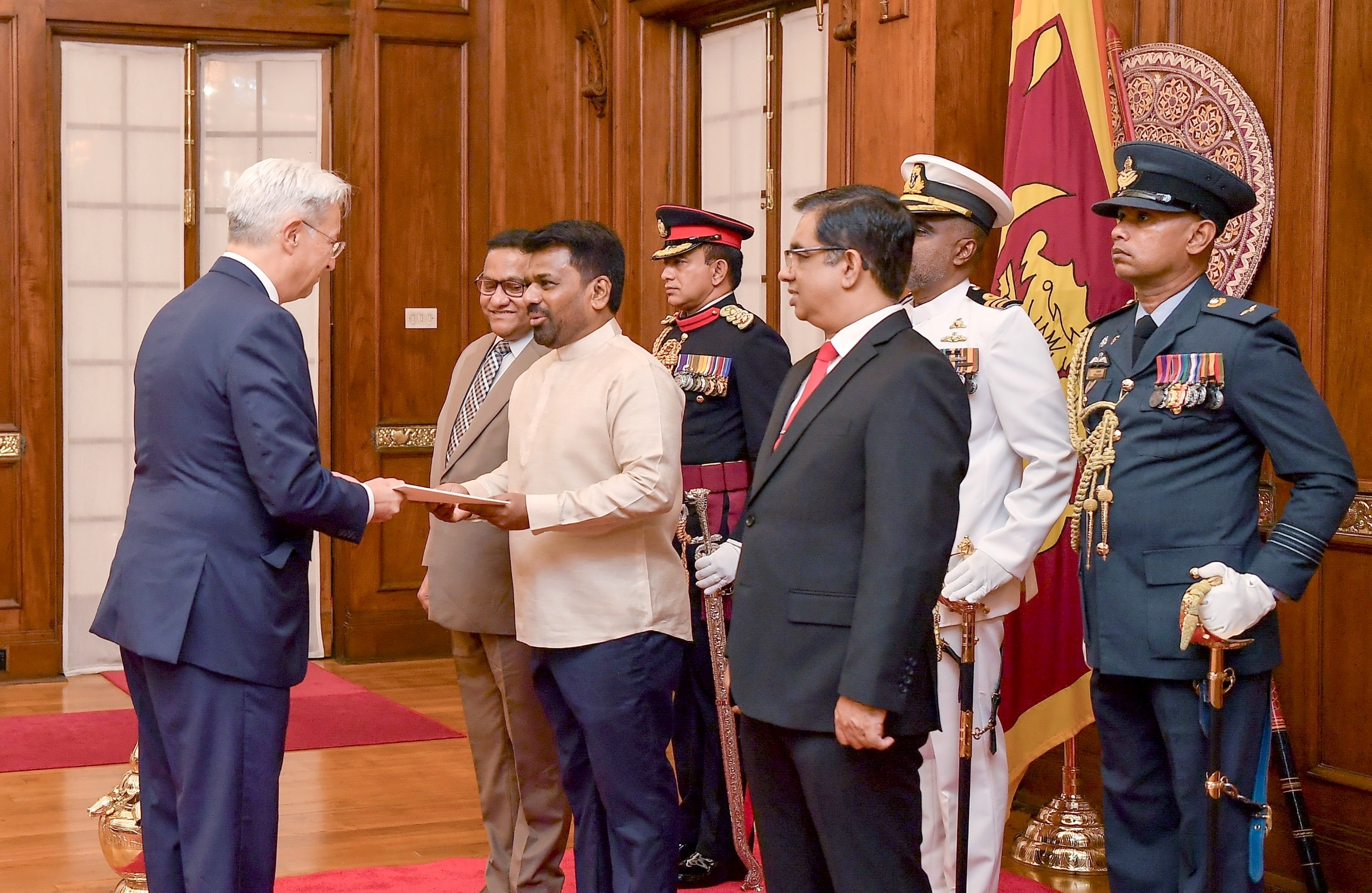 Presentation of Letters of Credence to the President of the Democratic ...