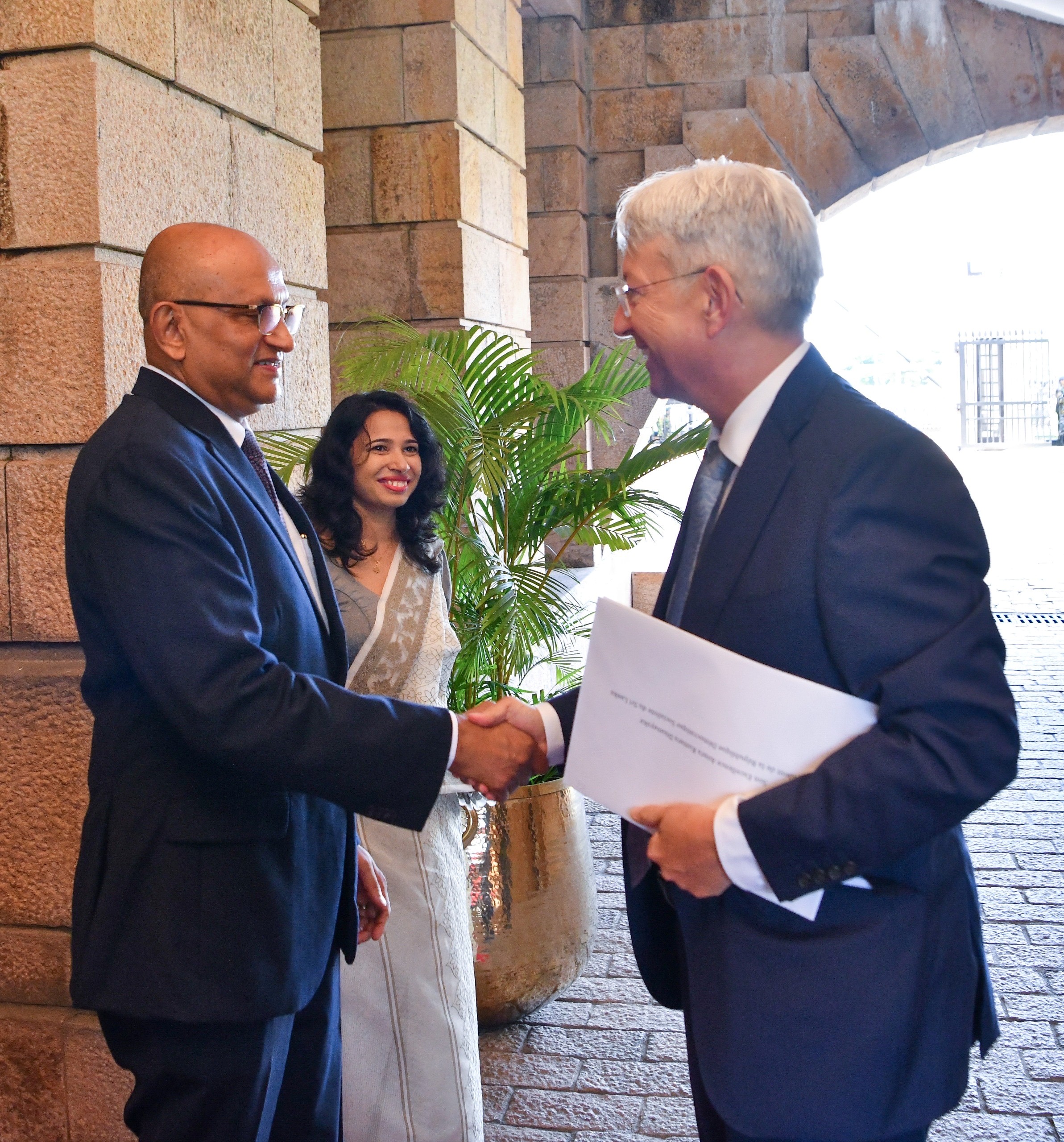 Presentation of Letters of Credence to the President of the Democratic ...